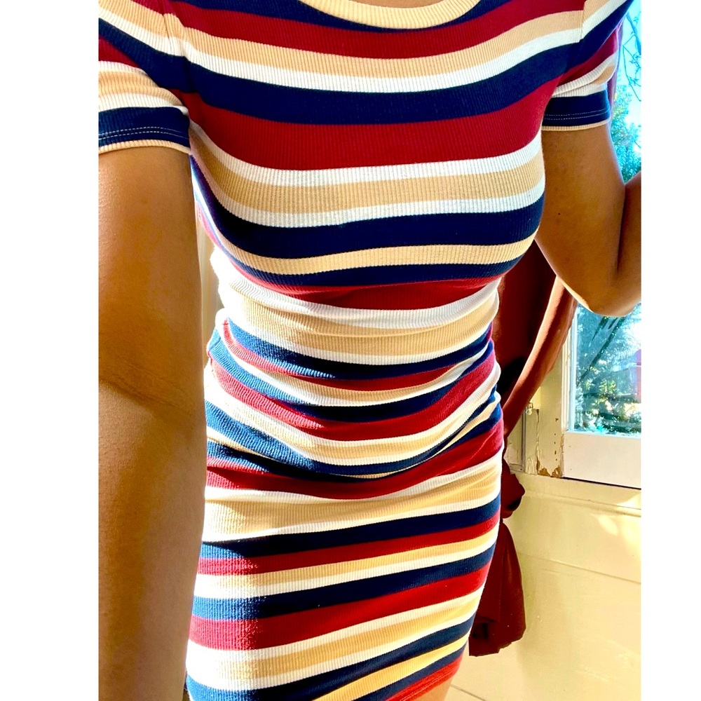 stripped dress